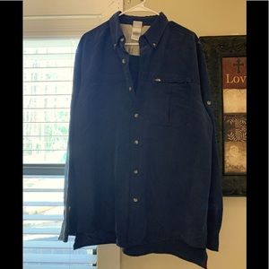 The North face mens button down shirt